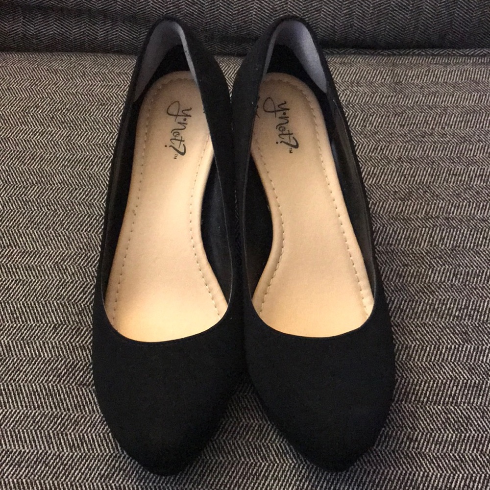 Like New Y Not Black Heels